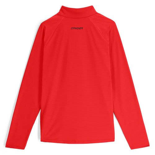 Mens Gridweb Half Zip - Spyder Red