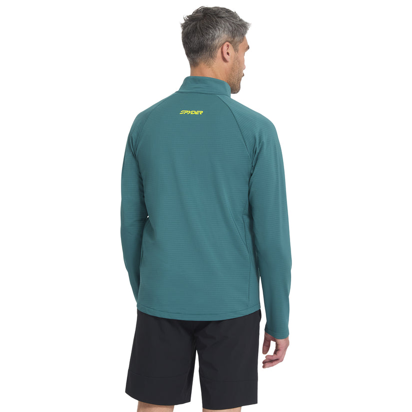 Gridweb Full Zip - Petrol