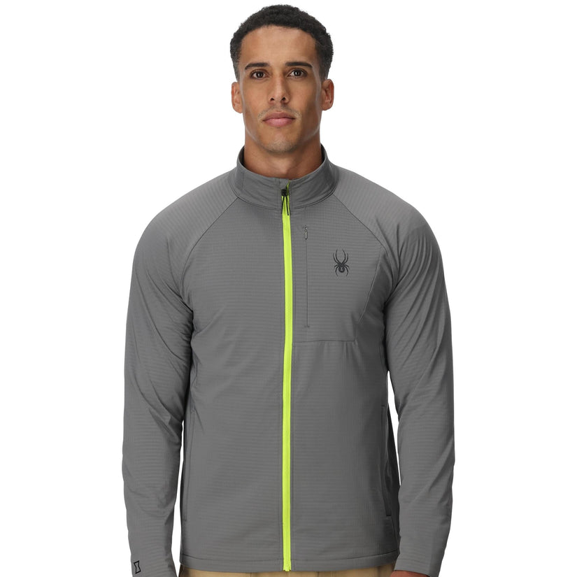 Mens Gridweb Full Zip - Storm