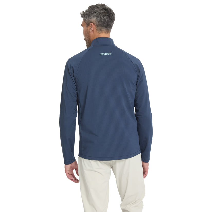 Gridweb Full Zip - True Navy