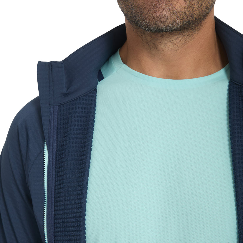 Gridweb Full Zip - True Navy