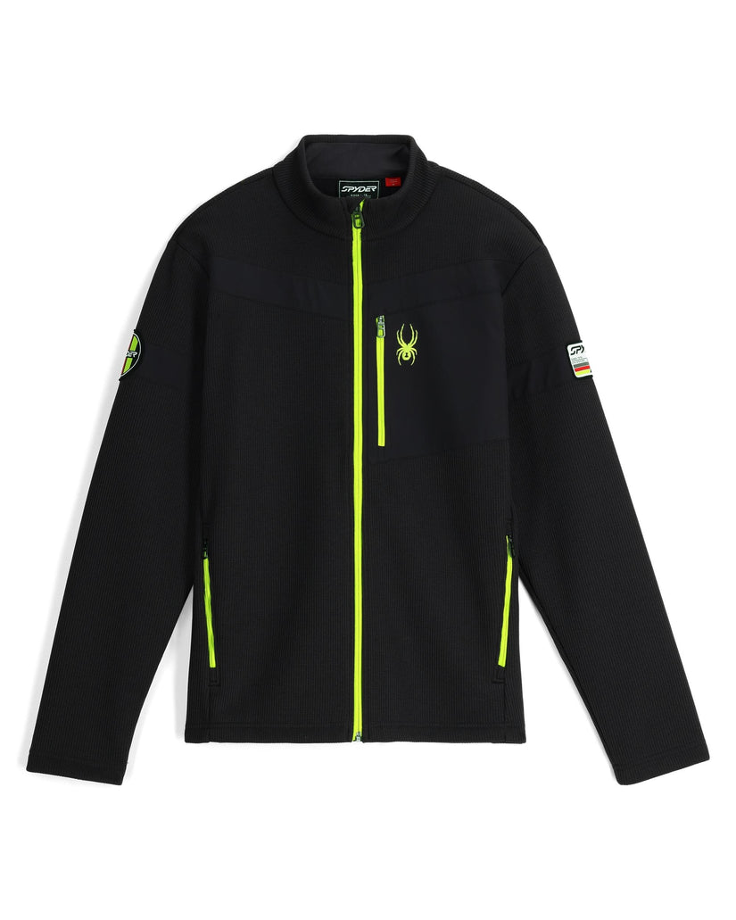 Mens Wengen Bandit Full Zip - Black Escape