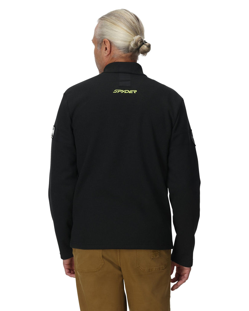 Mens Wengen Bandit Full Zip - Black Escape