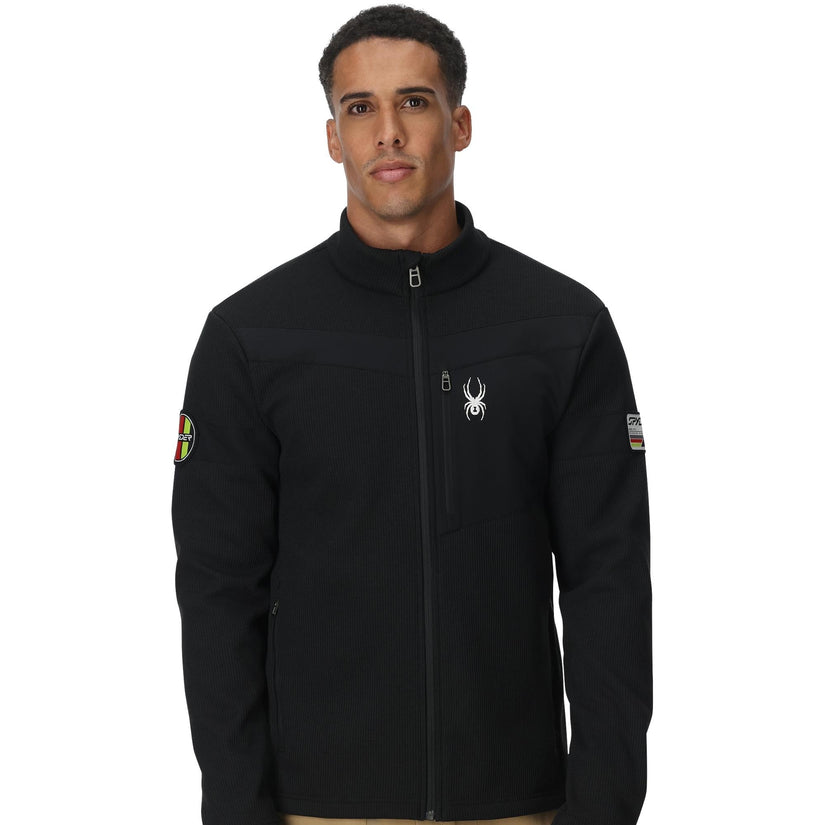 Mens Wengen Bandit Full Zip - Black