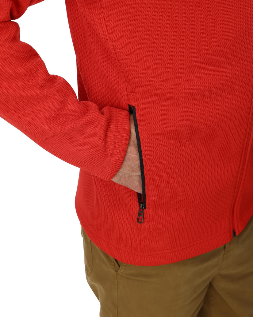 Mens Wengen Bandit Full Zip - Spyder Red
