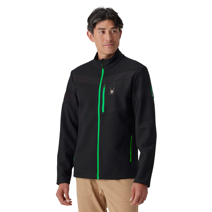Wengen Full Zip - Strobe Green