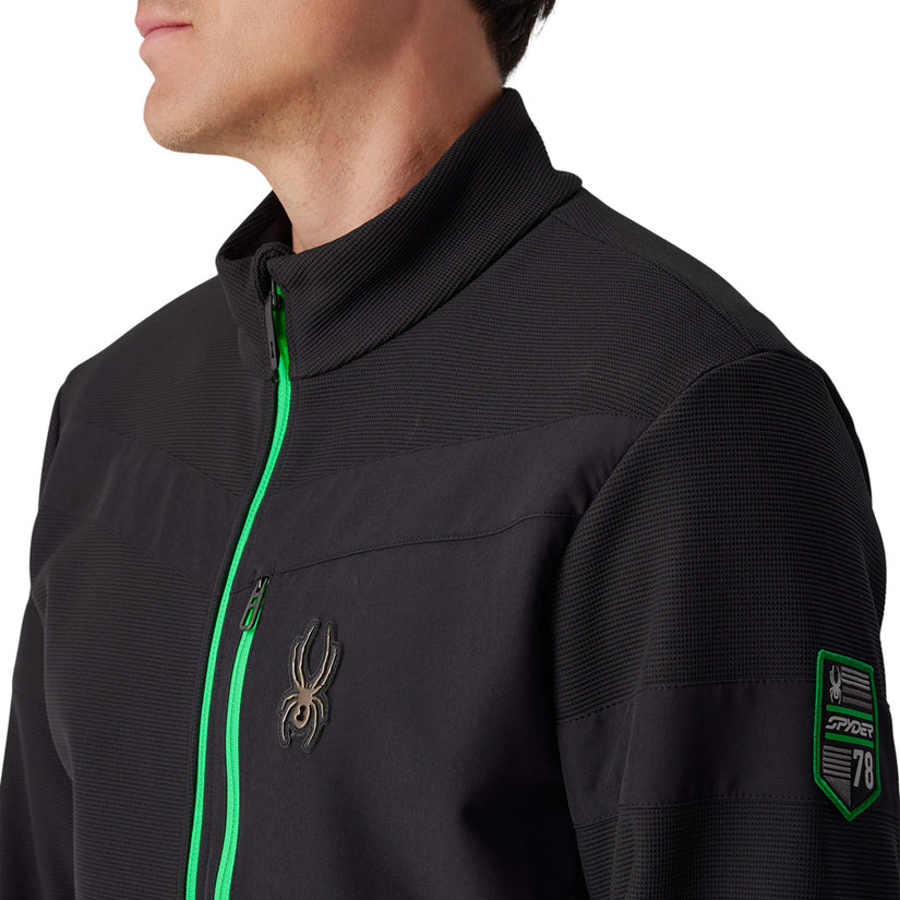 Wengen Full Zip - Strobe Green