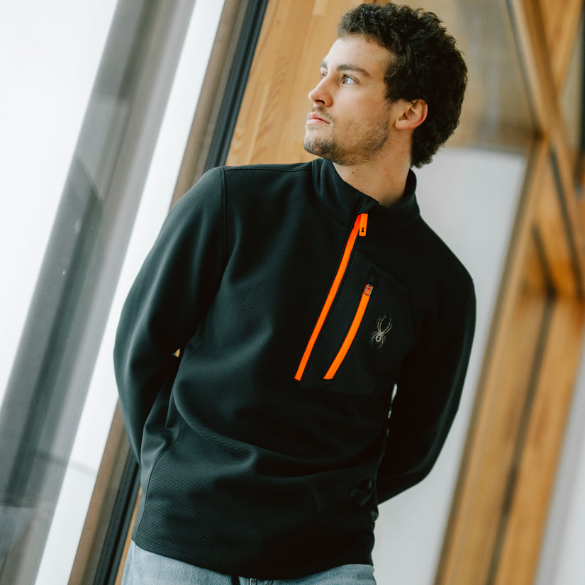 Bandit Half Zip - Fusion Orange