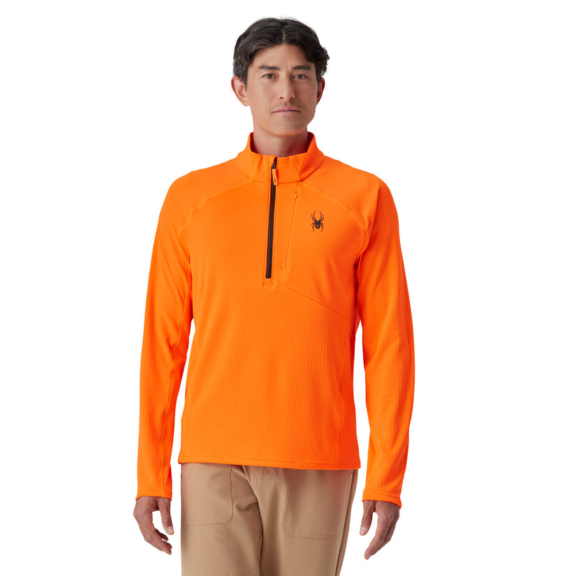 Gridweb Half-Zip - Black