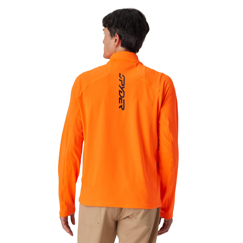 Gridweb Half-Zip - Black