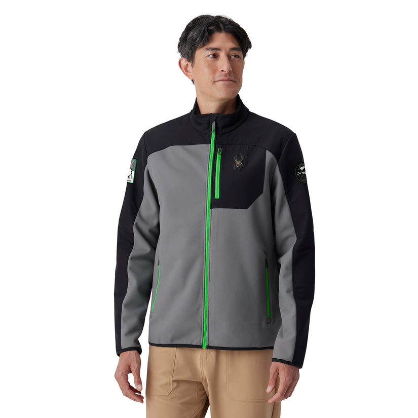 Web Full Zip Shellfleece - Mocha