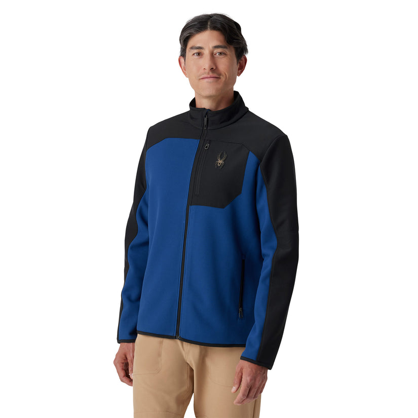 Web Full Zip Shellfleece - Indigo