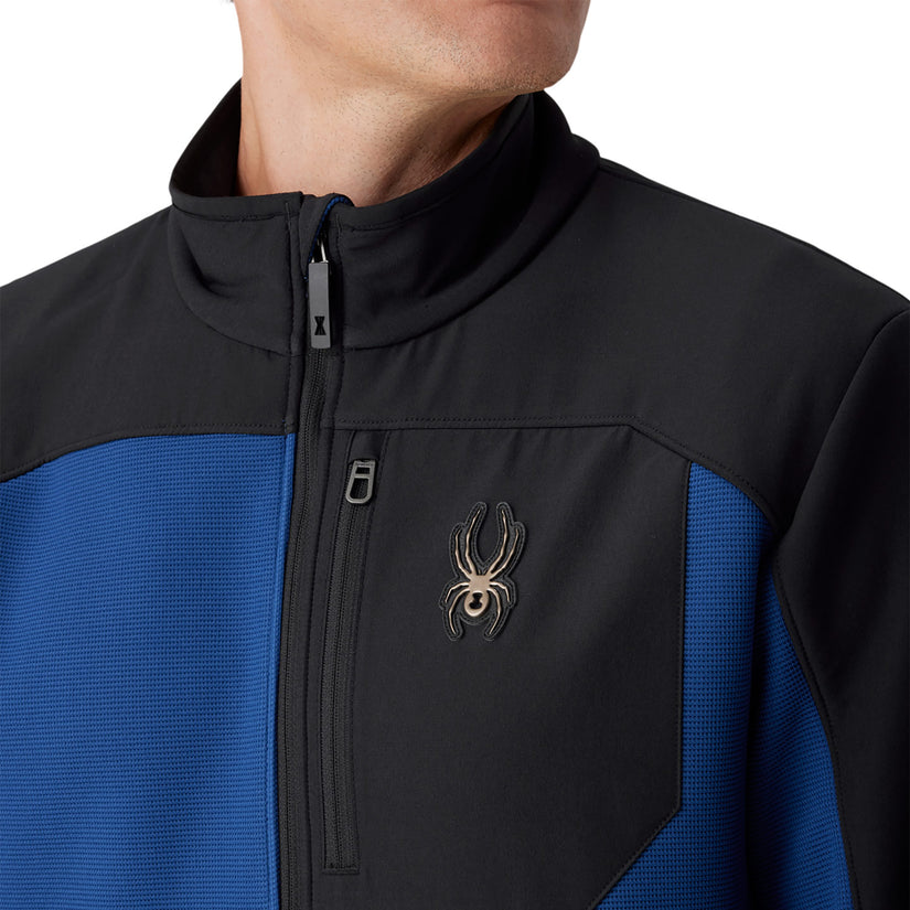 Web Full Zip Shellfleece - Indigo
