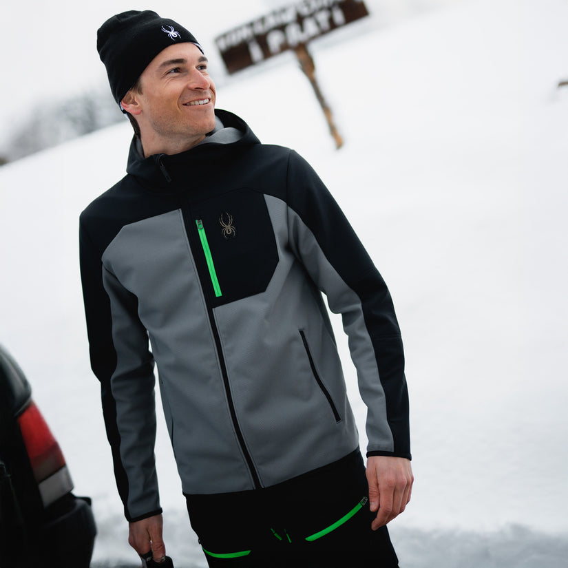 Web Shellfleece Hoodie - Storm