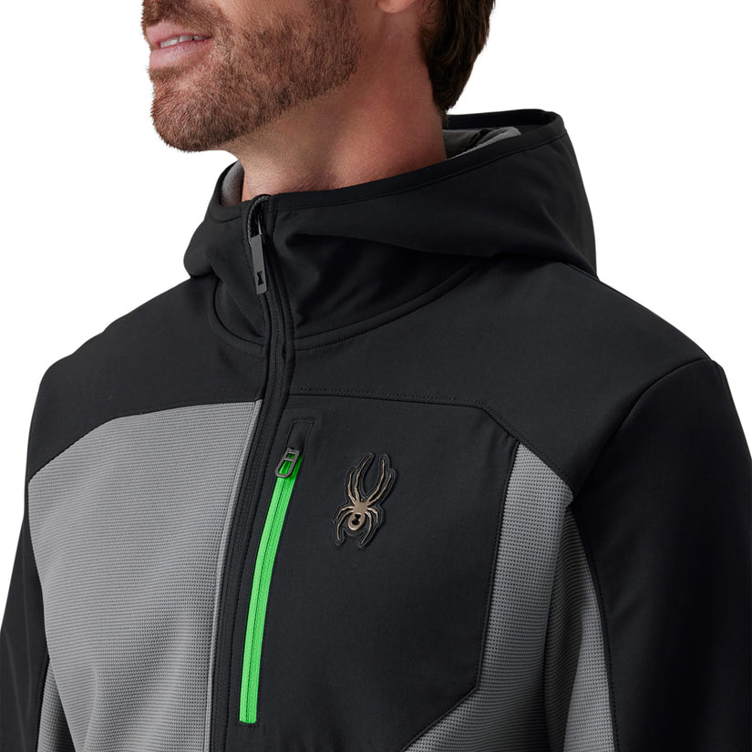 Web Shellfleece Hoodie - Storm