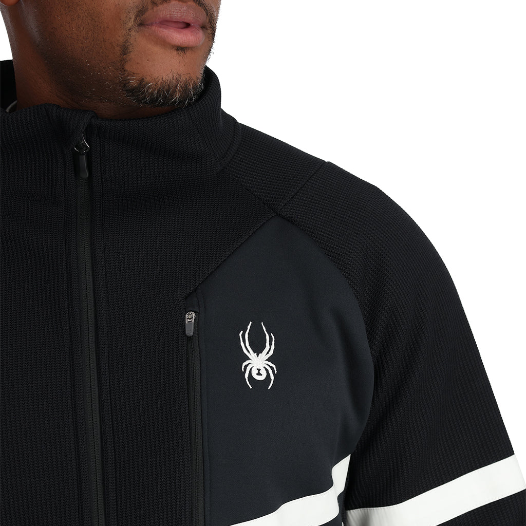 Wengen Bandit Full Zip - Black | Spyder Europe
