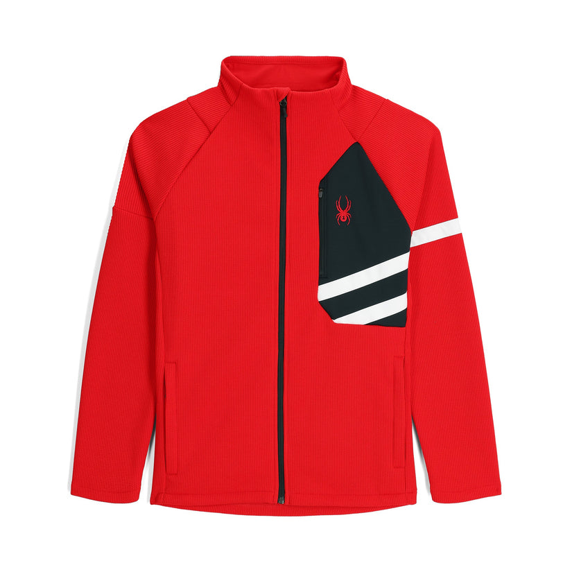 Wengen Bandit Full Zip - Spyder Red