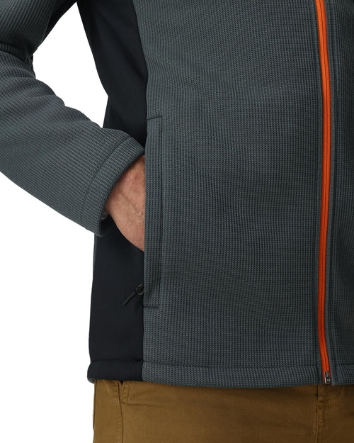 Mens Bandit Full Zip - Slate Blue