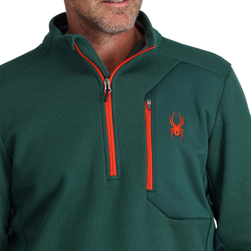 Bandit Half Zip - Cypress Green