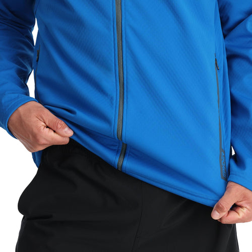 Mens Gridweb ShellFleece™ Hoodie - Cobalt