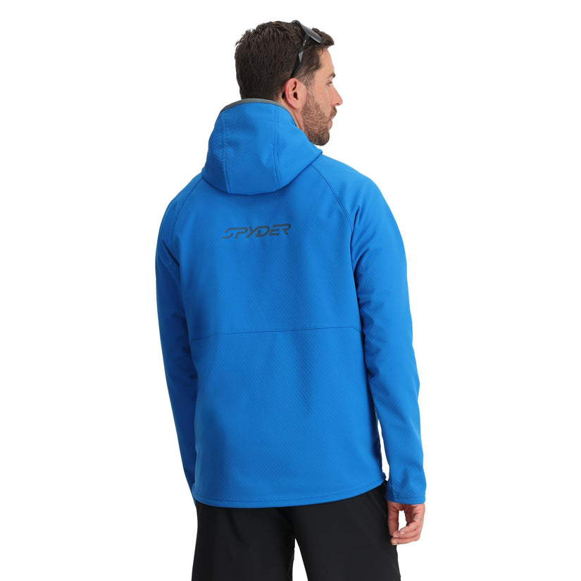 Mens Gridweb ShellFleece™ Hoodie - Cobalt