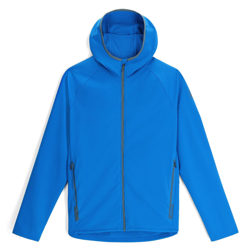 Mens Gridweb ShellFleece™ Hoodie - Cobalt
