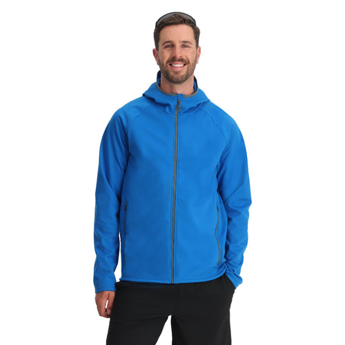Mens Gridweb ShellFleece™ Hoodie - Cobalt