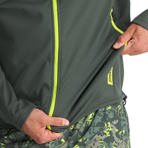 Mens Gridweb ShellFleece™ Hoodie - Dark Forest