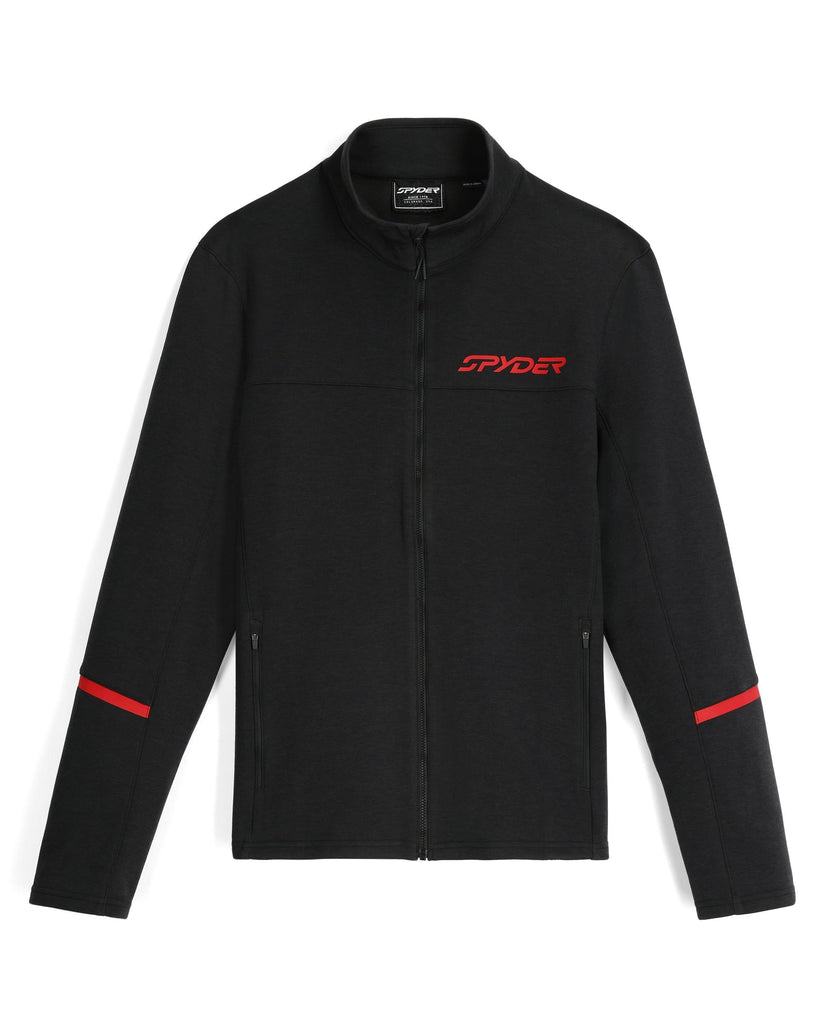Mens Speed Fleece Full Zip - Black Escape