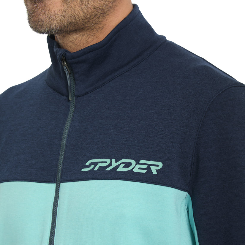 Speed Fleece Full Zip - Glacier Blue