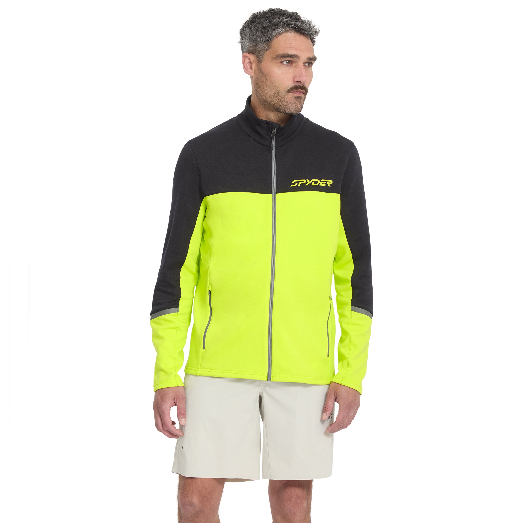 新品 SPYDER SPEED FLEECE 1/2 ZIP イエロー M Speed Fleece Full Zip - Lime | Spyder Europe