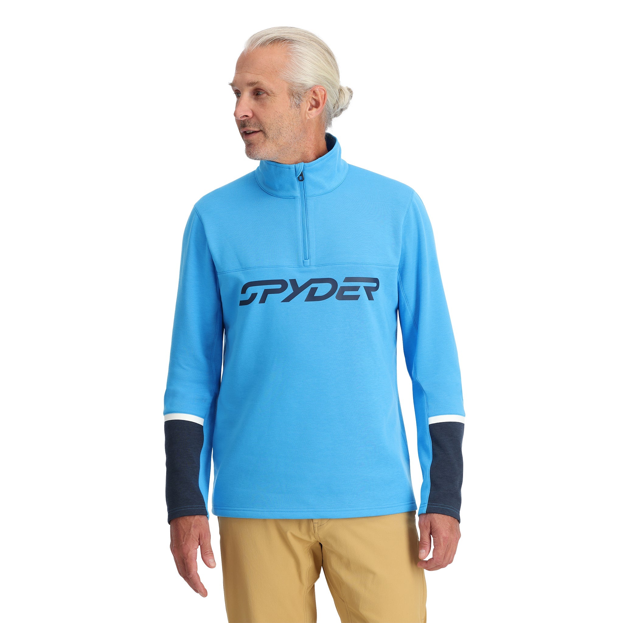 Speed Fleece Half Zip - Aether Blue | Spyder Europe