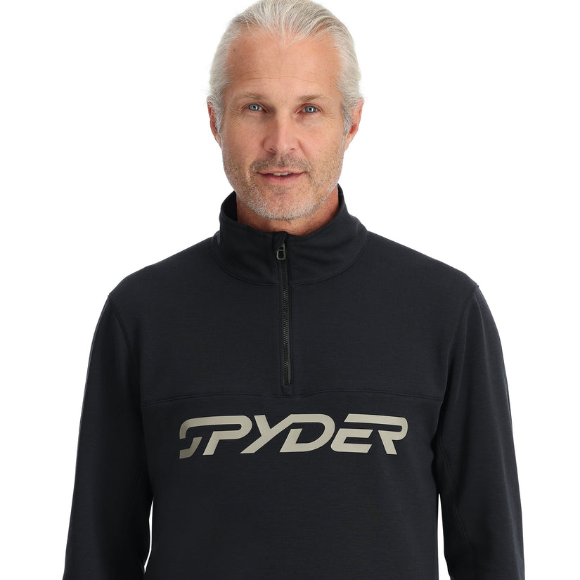 Mens Speed Fleece Half Zip - Black