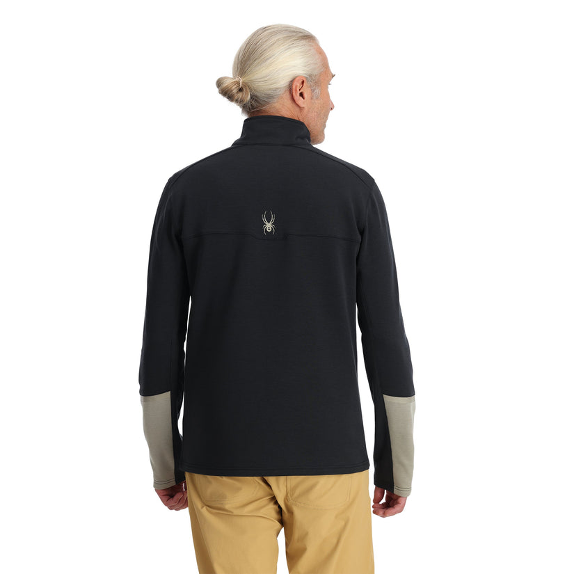 Mens Speed Fleece Half Zip - Black