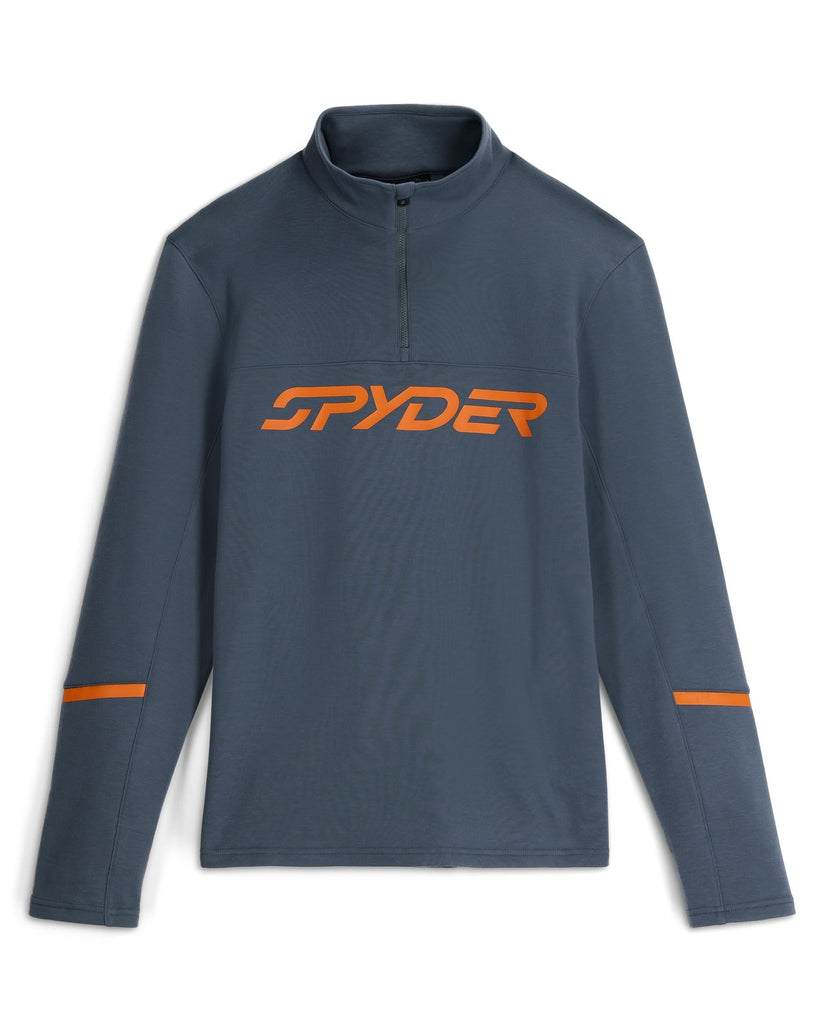 Mens Speed Fleece Half Zip - Slate Blue