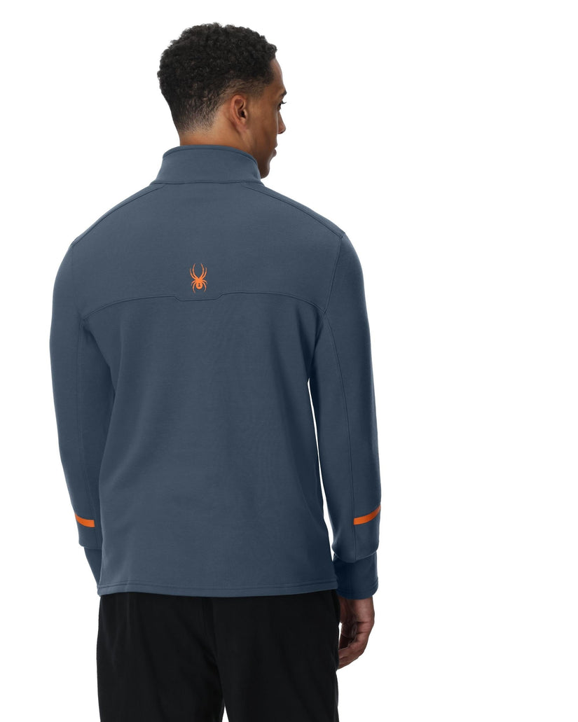 Mens Speed Fleece Half Zip - Slate Blue