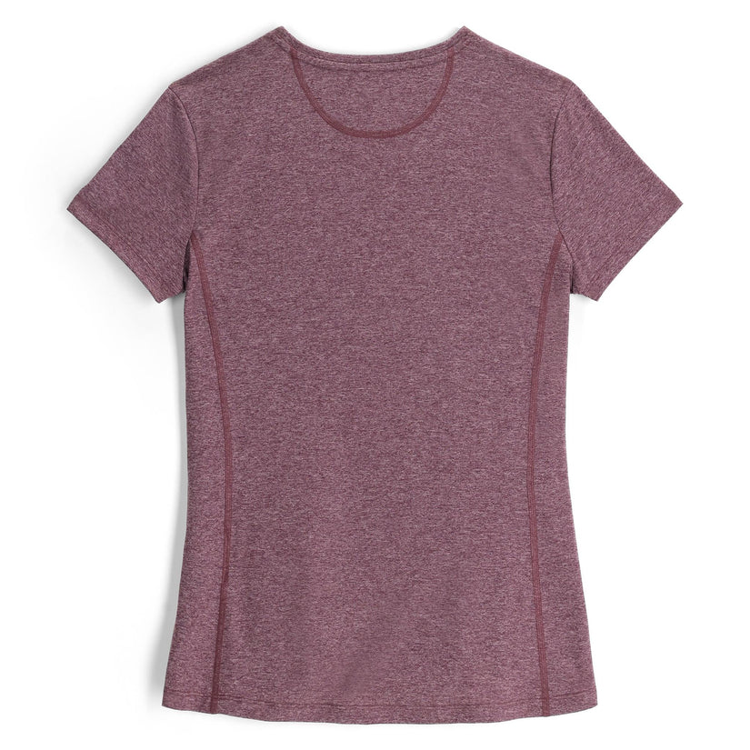 Womens Arc Short Sleeve Crew Tee - Plum