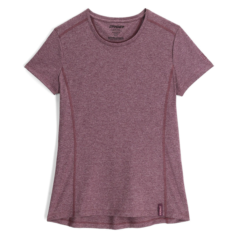 Womens Arc Short Sleeve Crew Tee - Plum