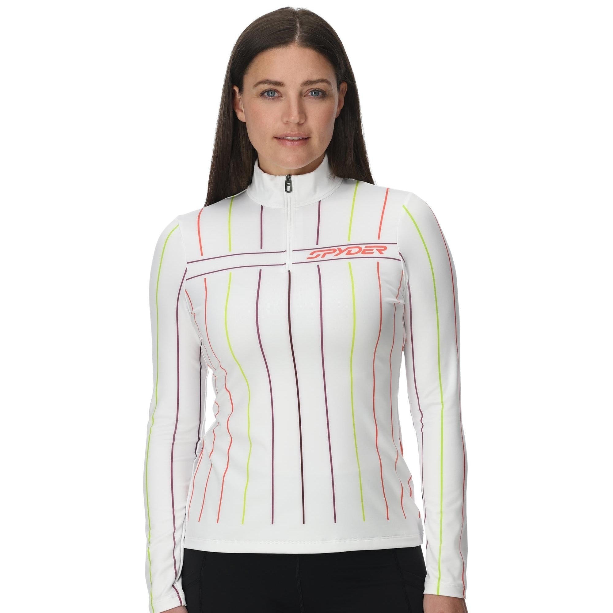 Spyder 女性用 ビビッド1/2ジップ Spyder 女性用 ビビッド1/2ジップ