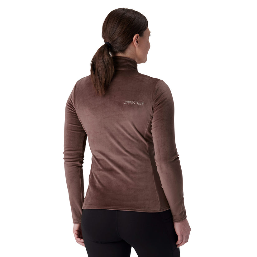 Shimmer Bug Half-Zip - Electric Coral