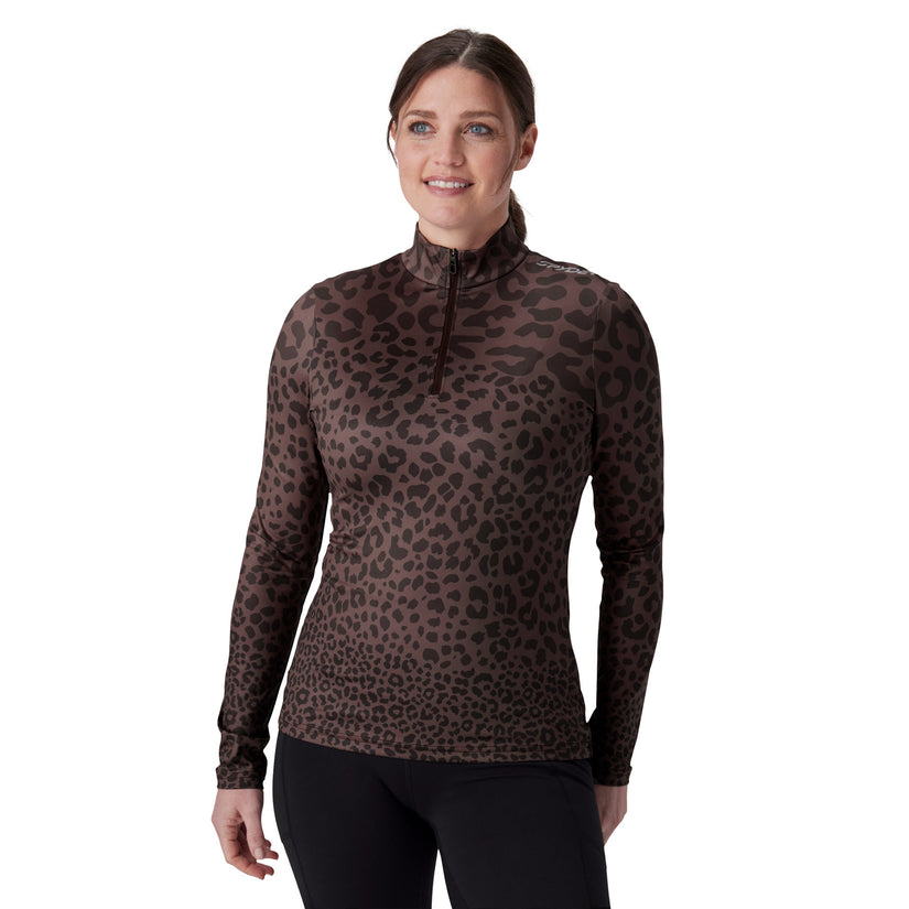 Vivid Half-Zip - Electric Coral