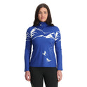 Womens Figure 8 Half Zip - Electric Blue