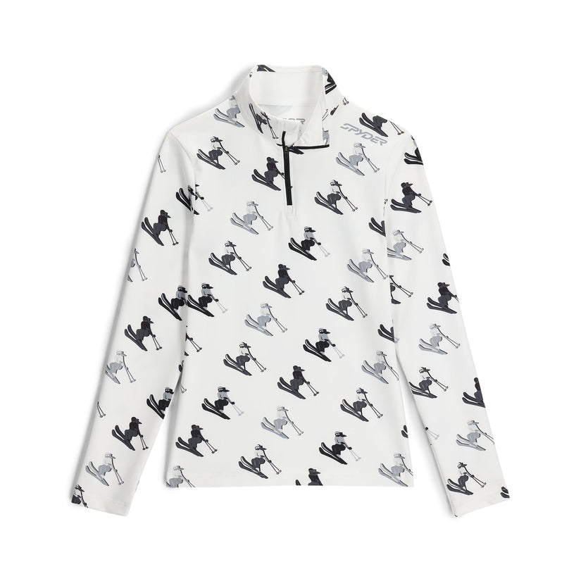 Vivid Half Zip - White