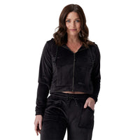 Shimmer Full Zip - Black