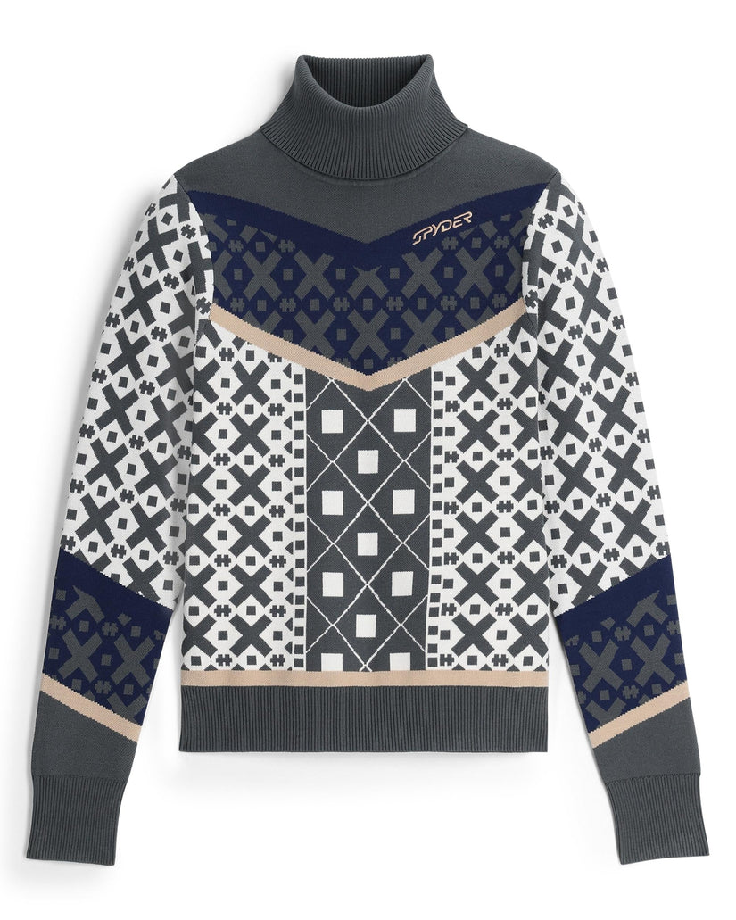 Womens Stellar Ski Sweater - Slate Blue