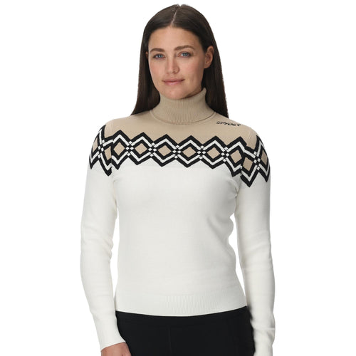 Womens Stellar Ski Sweater - White