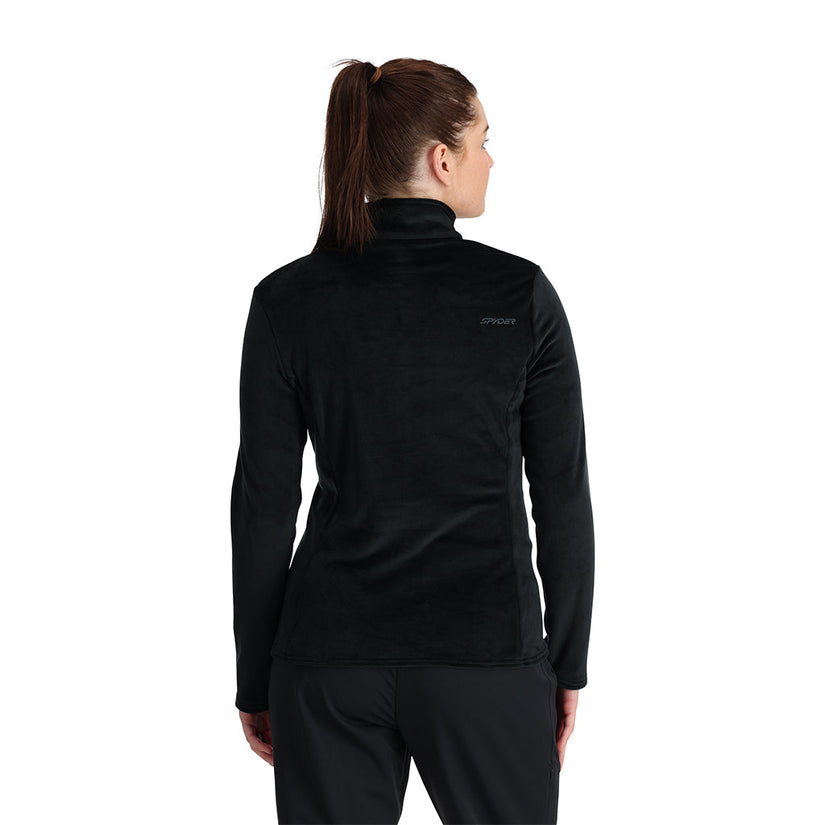 Shimmer Bug Half Zip - Black | Spyder Europe