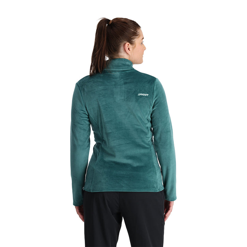 Shimmer Bug Half Zip - Cypress Green