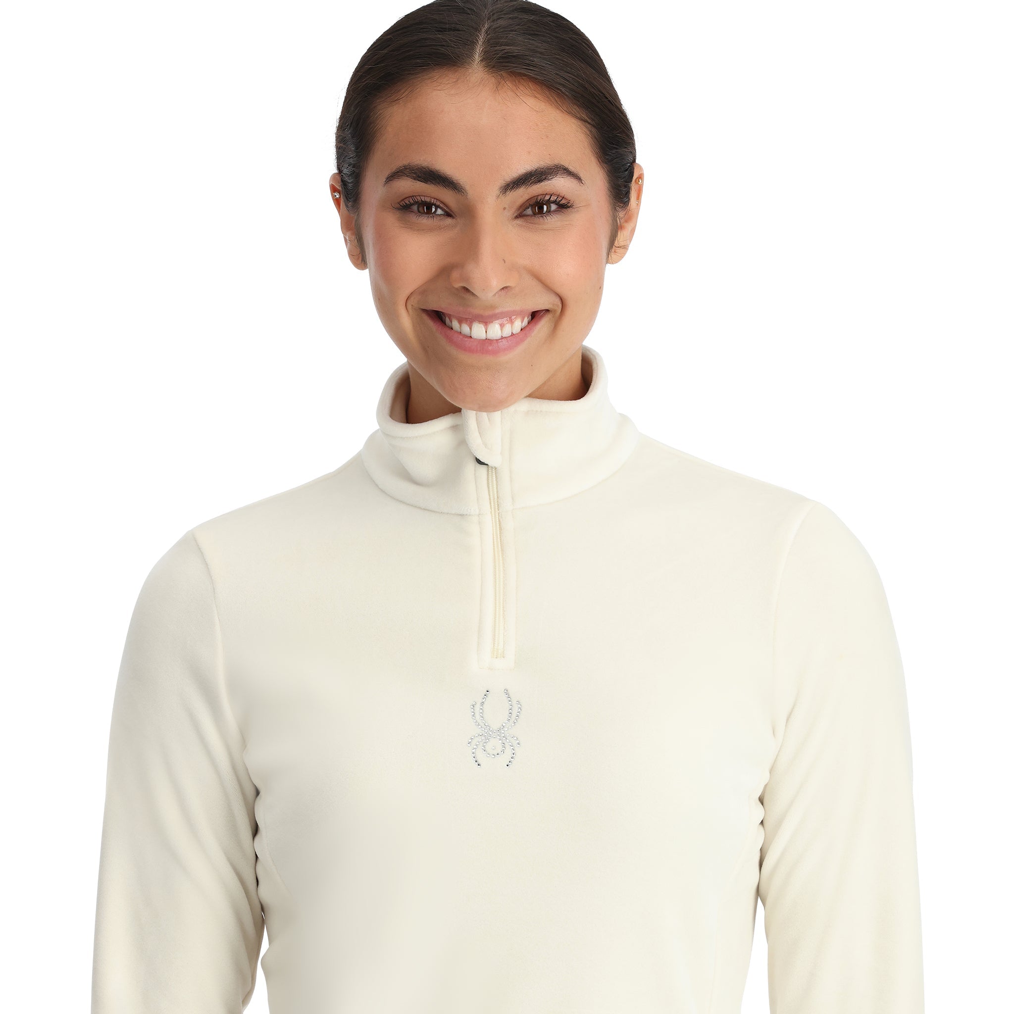 (取寄) スパイダー レディース シマー バグ 1/2 ジップ Spyder women Shimmer Bug 1/2 Zip Vanilla Latte Women's Spyder Shimmer Bug 1/2 Zip | Zappos.com