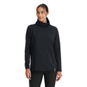Womens Gridweb Tech Pullover - Black